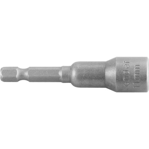 Soquete magn�tico sextavado 65 x 11 mm encaixe 1/4