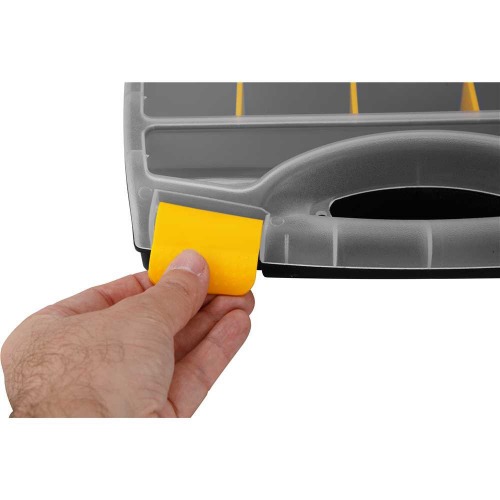 Organizador pl�stico com 17 compartimentos - OPV 170