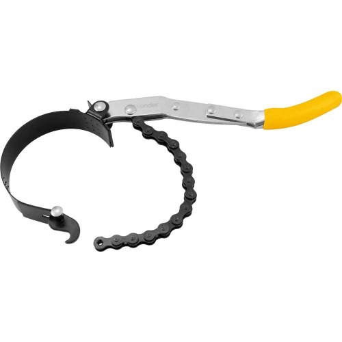 Saca filtro de �leo com cinta e corrente de 70 a 114 mm