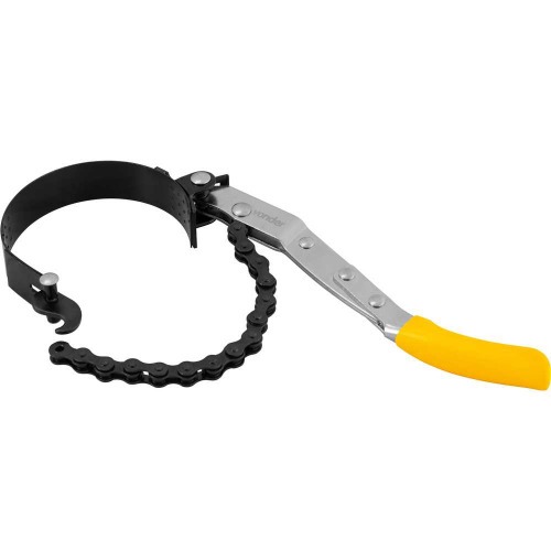 Saca filtro de �leo com cinta e corrente de 70 a 114 mm