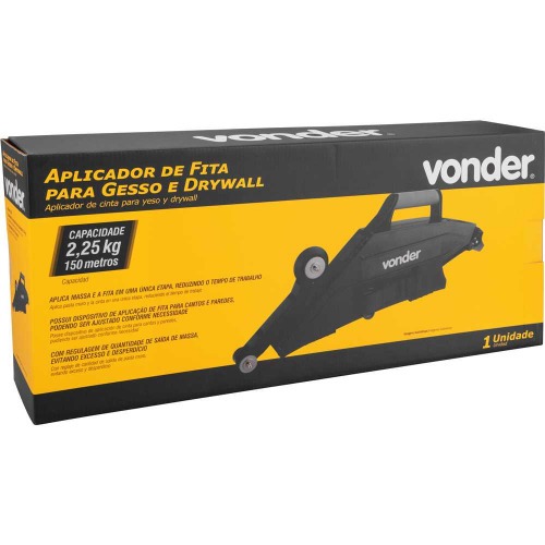 Aplicador de fita para gesso e drywall capacidade 2,25 kg 150 m