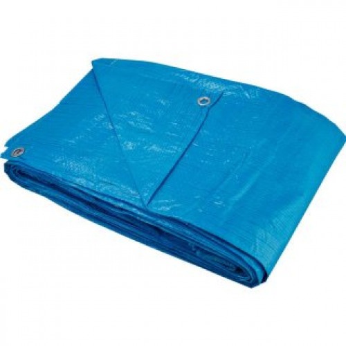 Lona de polietileno 3 x 3 m 100 micra azul