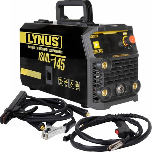 Inversora de solda Multiprocesso 120A para Mig sem g�s Eletrodo e Tig - ISML-145  110V/220V