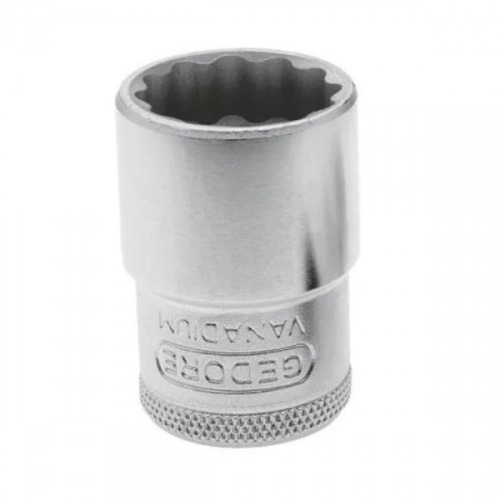 Soquete estriado 18 mm encaixe 1/2 Soquete estriado 18 mm encaixe 1/2