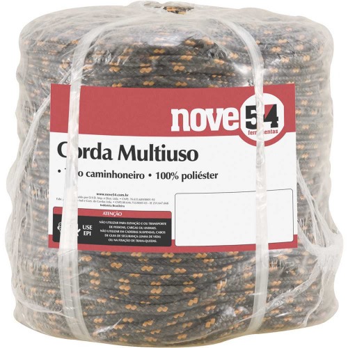 Corda multiuso 8 mm de poli�ster com rolo de 228 metros