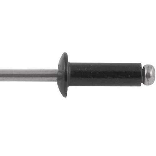 Rebite de repuxo 3,2 x 19 mm 319 preto com 1000 pe�as
