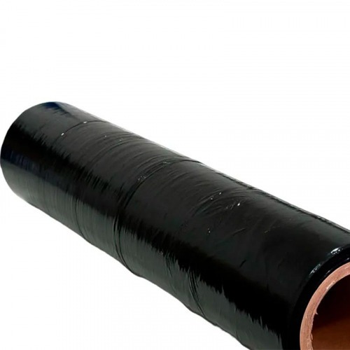 Filme plástico stretch 500 mm 30 micra 4,0 kg preto Filme plástico stretch 500 mm 30 micra 4,0 kg preto