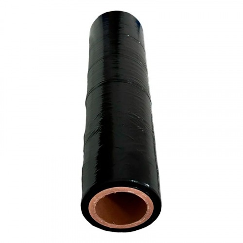 Filme plástico stretch 500 mm 30 micra 4,0 kg preto Filme plástico stretch 500 mm 30 micra 4,0 kg preto
