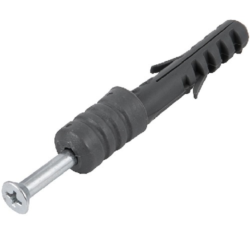 Batente de porta 8 mm cristal com bucha e parafuso