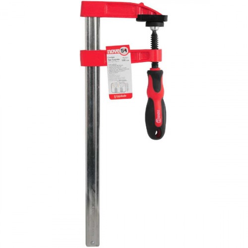 Grampo tipo sargento 300 mm x 80 mm com ranhuras Grampo tipo sargento 300 mm x 80 mm com ranhuras