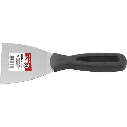Esp�tula de a�o temperado 101 mm com cabo pl�stico