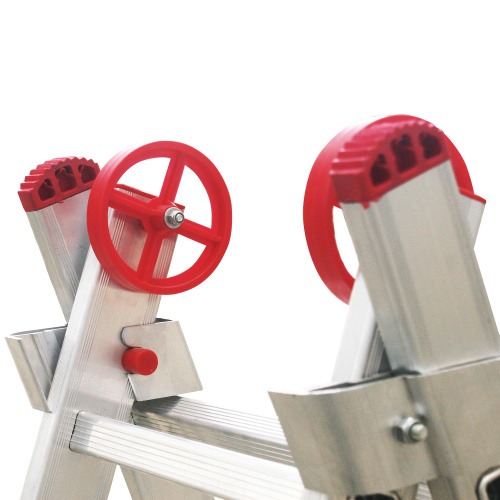 Escada de alum�nio extens�vel 2,40 x 3,74 m 2 x 8 degraus  - ESC0617