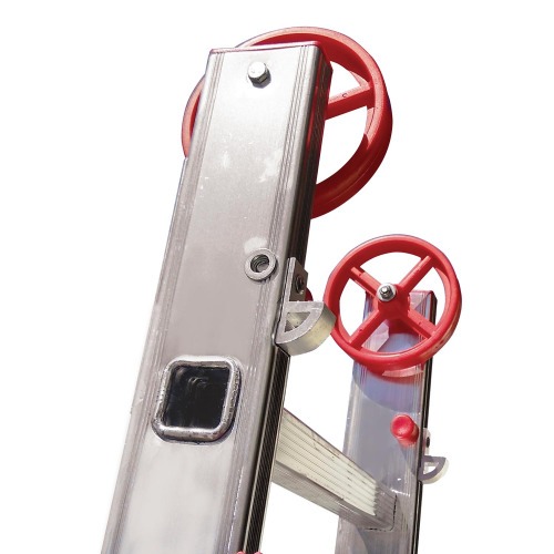 Escada de alum�nio extens�vel  2,68 x 4,30 m 2 x 9 degraus - ESC0618