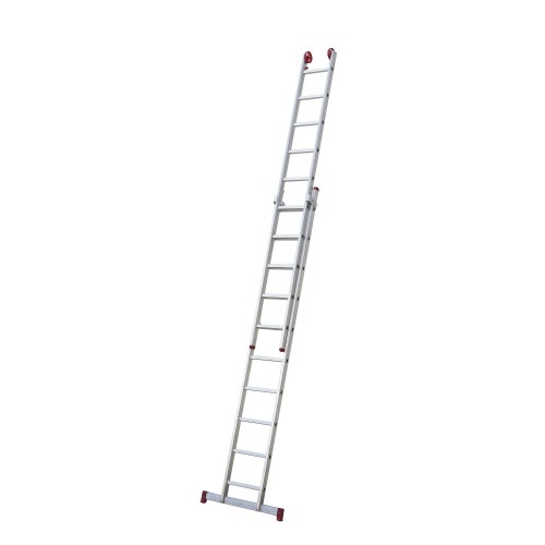 Escada de alum�nio extens�vel 2,96 x 4,86 m 2 x 10 degraus - ESC0619
