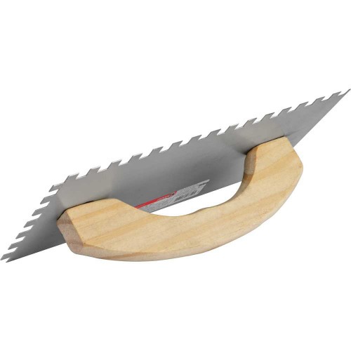 Desempenadeira de a�o dentada 250 x 120 mm