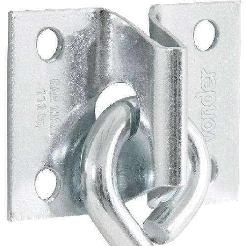 Gancho em aço carbono zincado para rede de sobrepor Gancho em aço carbono zincado para rede de sobrepor