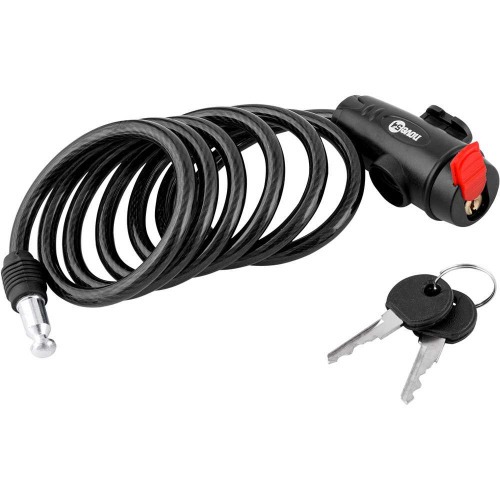 Cadeado para bicicleta 150 cm com chave Cadeado para bicicleta 150 cm com chave
