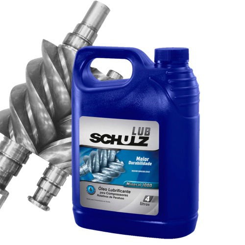 Óleo lubrificante mineral para compressores parafuso 4L - LUB Óleo lubrificante mineral para compressores parafuso 4L - LUB