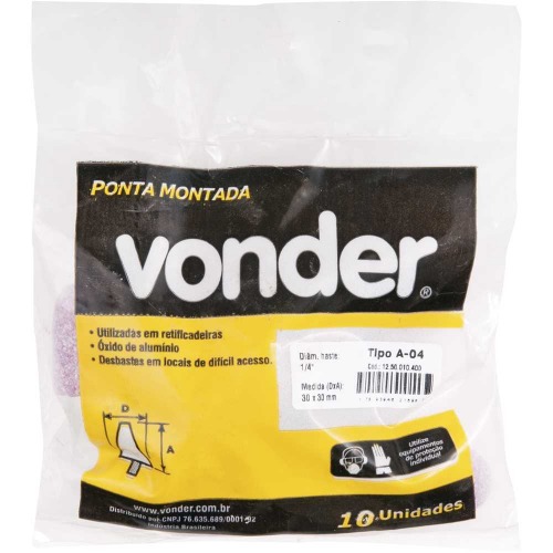 Ponta montada haste 1/4 Ponta montada haste 1/4
