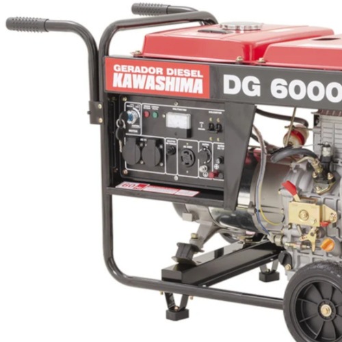 Gerador de energia 5,0 Kva a diesel partida elétrica - DG 6000-E Gerador de energia 5,0 Kva a diesel partida elétrica - DG 6000-E