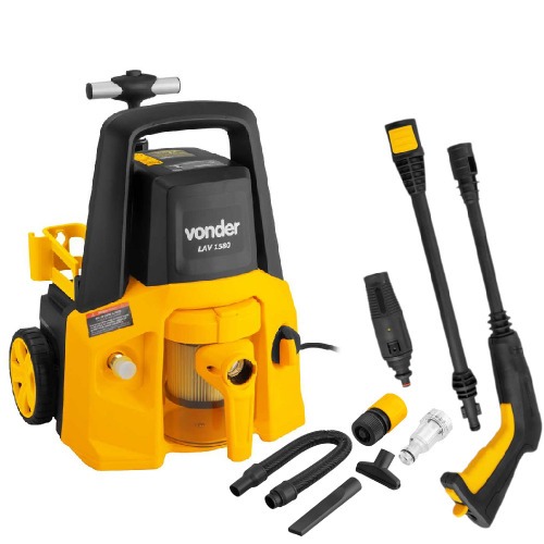 Lavadora de alta press�o 1885 libras e Aspirador de p� 2 em 1 - LAV 1580  220V