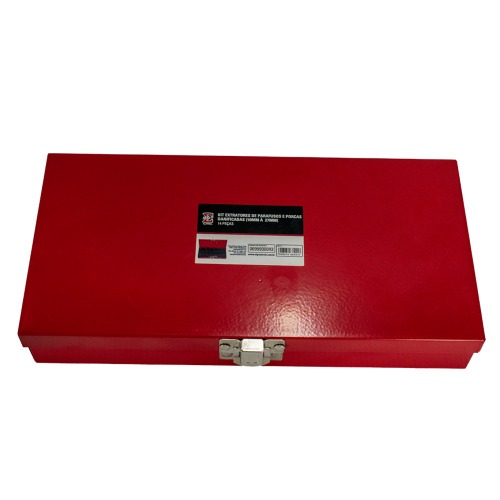 Jogo de extratores de parafusos e porca danificadas 10 a 27 mm 14 peças Jogo de extratores de parafusos e porca danificadas 10 a 27 mm 14 peças