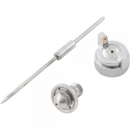 Jogo de agulha e bico de 1,8 mm para pistola de pintura com 8 peças - PSV 100 Jogo de agulha e bico de 1,8 mm para pistola de pintura com 8 peças - PSV 100