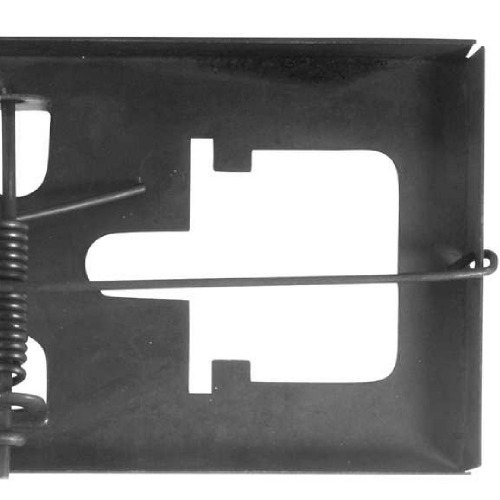 Ratoeira média 120 mm x 60 mm em aço oxidado preto Ratoeira média 120 mm x 60 mm em aço oxidado preto