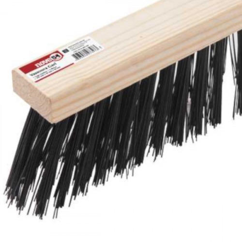 Vassoura tipo gari cepa plástica 4 fileiras 37,5 cm Vassoura tipo gari cepa plástica 4 fileiras 37,5 cm