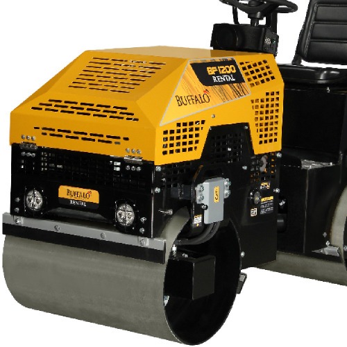 Rolo compactador vibrat�rio liso a gasolina 16 hp - BF 1200