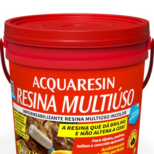 Impermeabilizante líquido resina acrílica multiuso 3,6L incolor - ACQUARESIN Impermeabilizante líquido resina acrílica multiuso 3,6L incolor - ACQUARESIN