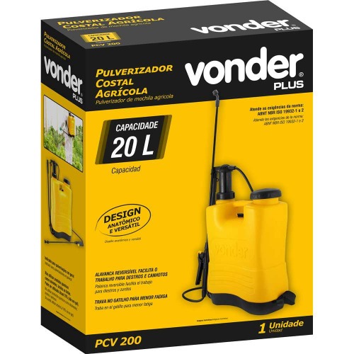 Pulverizador costal agrícola 20 litros - PCV 200 Pulverizador costal agrícola 20 litros - PCV 200