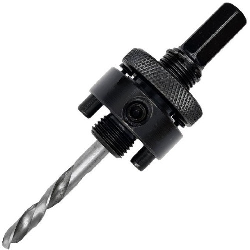 Suporte para serra copo de 32 a 210 mm com haste 7/16 Suporte para serra copo de 32 a 210 mm com haste 7/16