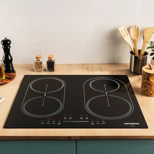 Cooktop de indução 4 bocas 7000W display digital touch - CTI-03 220V Cooktop de indução 4 bocas 7000W display digital touch - CTI-03 220V