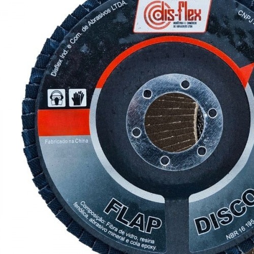 Disco de lixa flap-disc c�nico 7