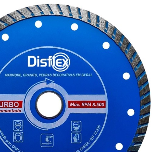 Disco diamantado turbo 230 mm para concreto - 21.013 Disco diamantado turbo 230 mm para concreto - 21.013