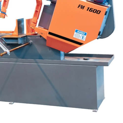 Serra fita horizontal 2CV 400mm cabe�ote hidr�ulico trif�sica - FM-1600H