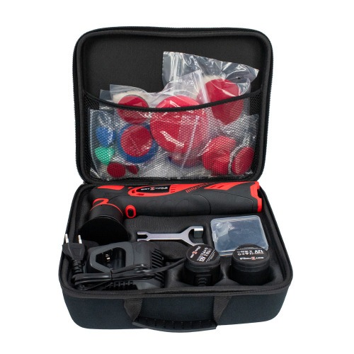 Politriz nano hibrida a bateria 12V com 2 baterias e acessórios - SGT-8110 110V/220V Politriz nano hibrida a bateria 12V com 2 baterias e acessórios - SGT-8110 110V/220V
