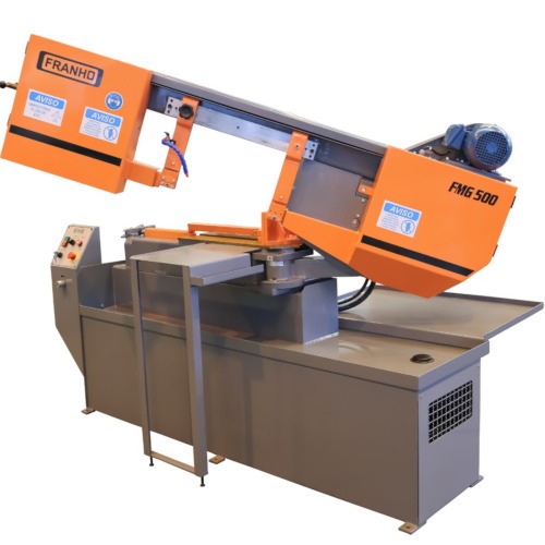 Serra fita horizontal 1,5 CV 250 mm com cabe�ote hidr�ulico trif�sica - FMG-500H