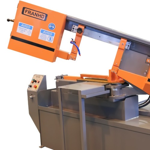 Serra fita horizontal 1,5 CV 250 mm com cabe�ote hidr�ulico trif�sica - FMG-500H