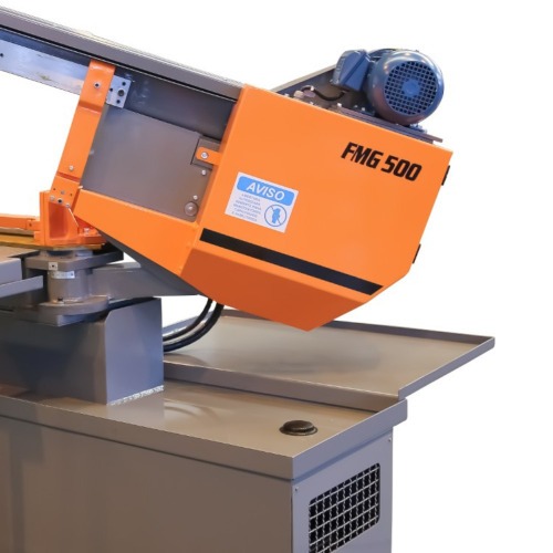 Serra fita horizontal 1,5 CV 250 mm com cabe�ote hidr�ulico trif�sica - FMG-500H