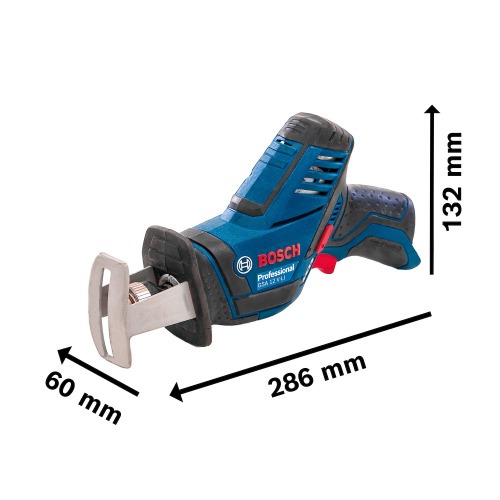 Serra sabre a bateria 12V com 2 lâminas Sem bateria - GSA 12V-LI Serra sabre a bateria 12V com 2 lâminas Sem bateria - GSA 12V-LI