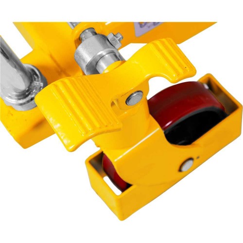 Mesa hidr�ulica pantogr�fica capacidade 1000kg com roda de PU - MPP 1000