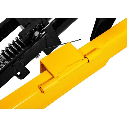 Mesa hidr�ulica pantogr�fica capacidade 1000kg com roda de PU - MPP 1000
