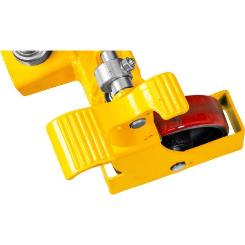 Mesa hidr�ulica pantogr�fica capacidade 1500kg com roda de PU MPP 1500