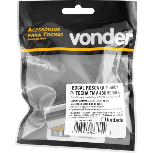 Bocal c�nico para tocha MIG/MAG 16 mm x 65 mm - TMV 250/300/400