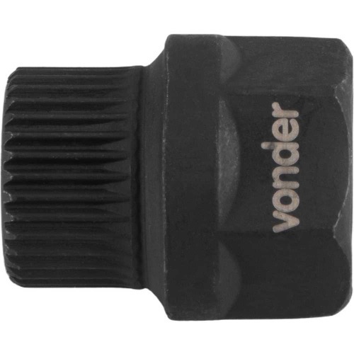 Soquete especial para polia de alternador sextavado 22 mm x estriado 33 dentes Soquete especial para polia de alternador sextavado 22 mm x estriado 33 dentes