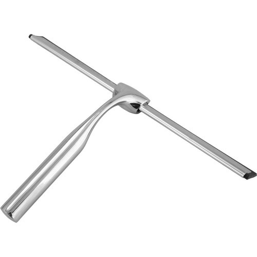 Rodo de a�o inox 250 mm com suporte para fixa��o