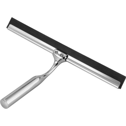 Rodo de a�o inox 250 mm com suporte para fixa��o