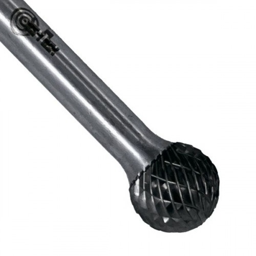 Lima rotativa esférica corte S 20 x 18 mm haste 6 mm - 23.259 Lima rotativa esférica corte S 20 x 18 mm haste 6 mm - 23.259